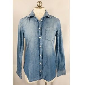 J. Crew 4 Always Chambray Button Down Shirt C9310